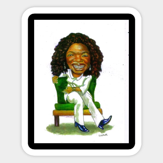 Oprah Sticker by ArtMagician